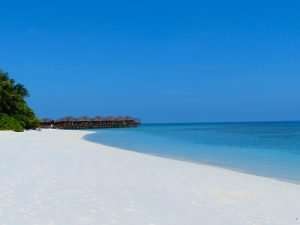 Mare turchese Maldive Halaveli