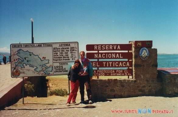 Paesaggio del Lago Titicaca