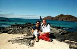 Galapagos in barca