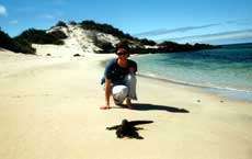 Galapagos in barca