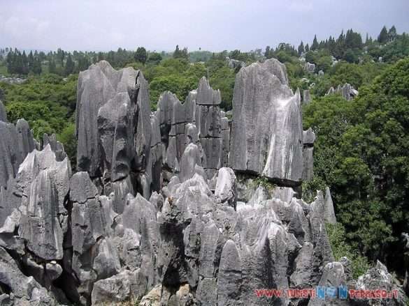 Paesaggio naturale nei dintorni di Kunming