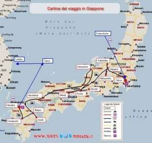 cartina giappone