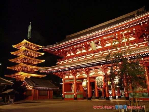Tokyo in Giappone durante un viaggio