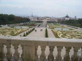 Palazzo Hofburg visto durante una passeggiata a Vienna