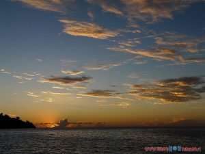Tramonto ad Andilana Madagascar