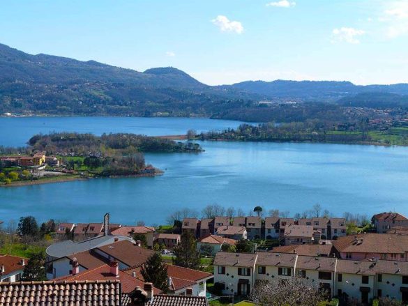 Panorama di Civate vicino a Lecco