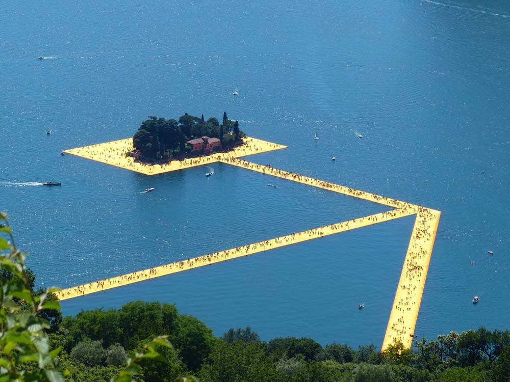 video Floating Piers Christo Lago d’Iseo