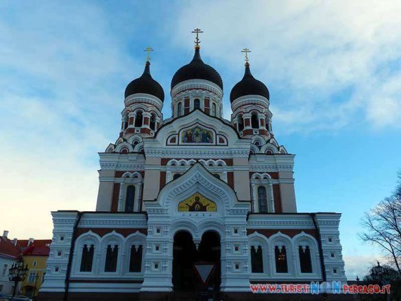 Cattedrale Alexander Nevsky a Tallinn in Estonia