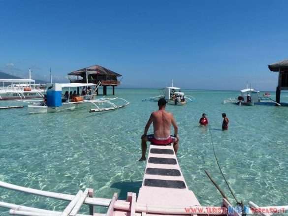 Dumaguete sull'isola di Negros nelle Filippine