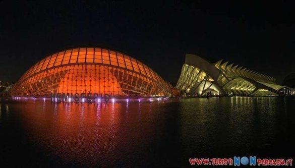 Città delle Arti e delle Scienze a Valencia in Spagna
